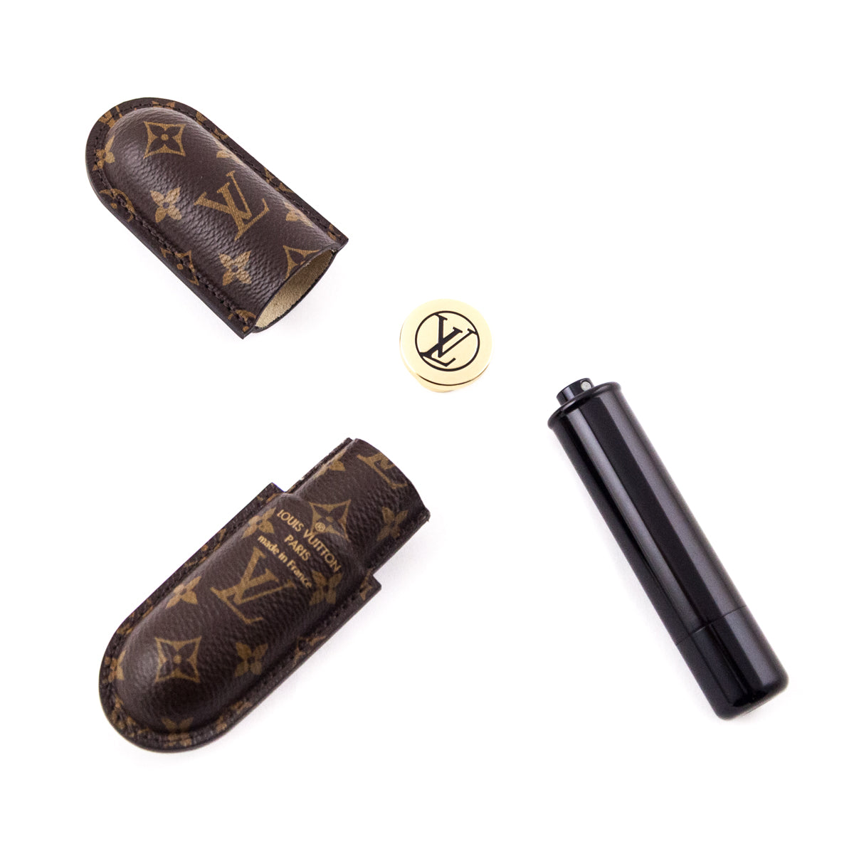 Louis Vuitton Monogram 7.5ML Perfume Travel Case - Love that Bag etc - Preowned Authentic Designer Handbags Preloved Fashions