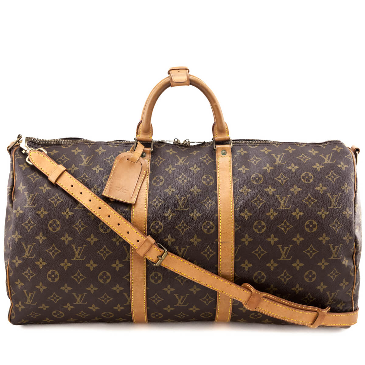 Louis Vuitton Monogram Keepall 55 Bandouliere - Love that Bag etc - Preowned Authentic Designer Handbags Preloved Fashions
