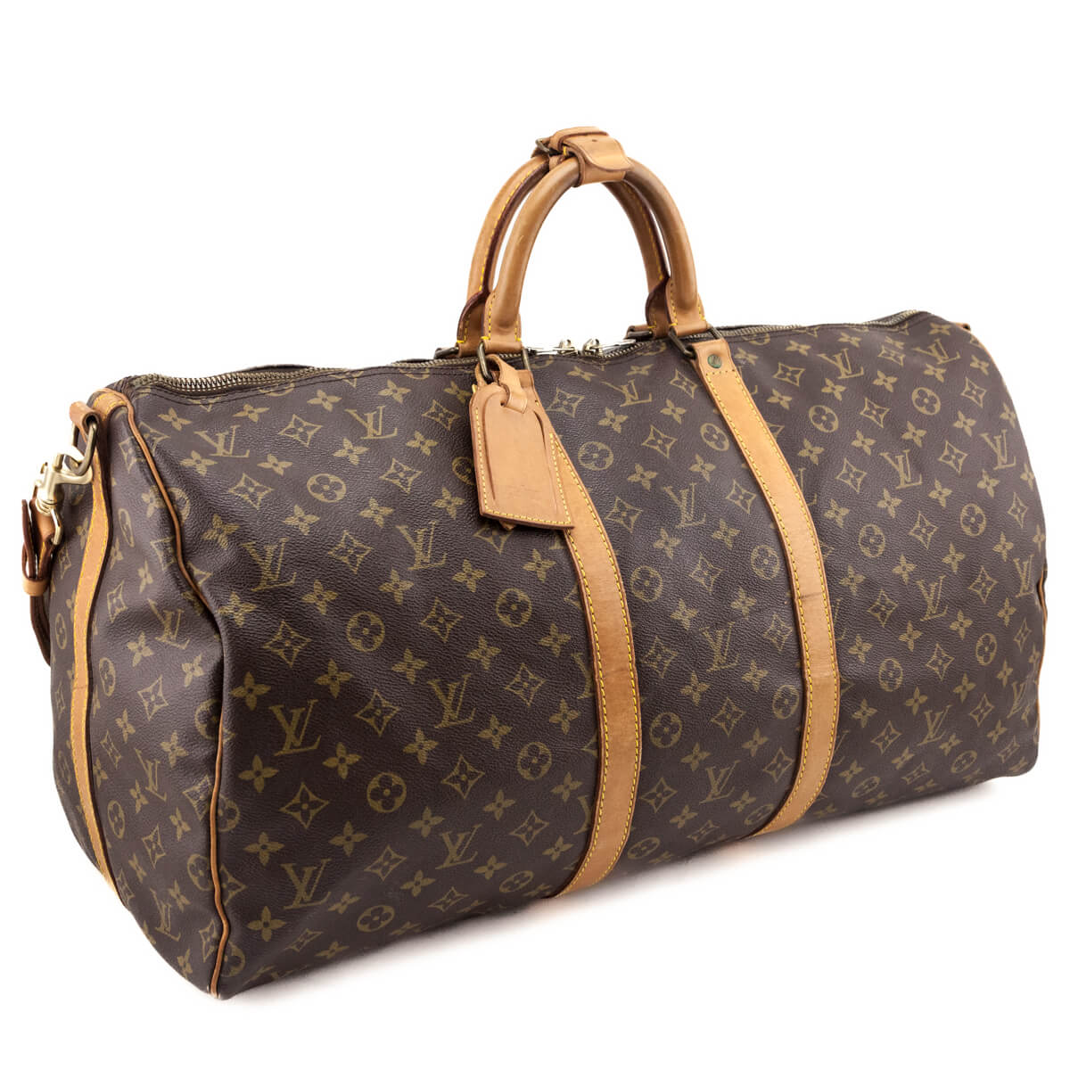 Louis Vuitton Monogram Keepall 55 Bandouliere - Love that Bag etc - Preowned Authentic Designer Handbags Preloved Fashions