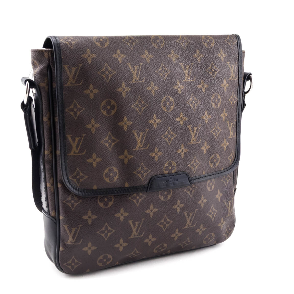 Louis Vuitton Monogram Macassar Bass MM Messenger Bag - Love that Bag etc - Preowned Authentic Designer Handbags Preloved Fashions