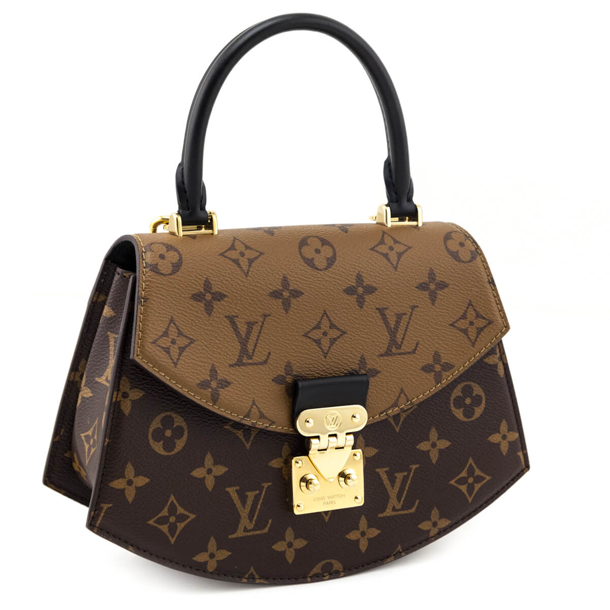 Louis Vuitton Monogram Reverse Monogram Tilsitt Shoulder Bag - Love that Bag etc - Preowned Authentic Designer Handbags Preloved Fashions