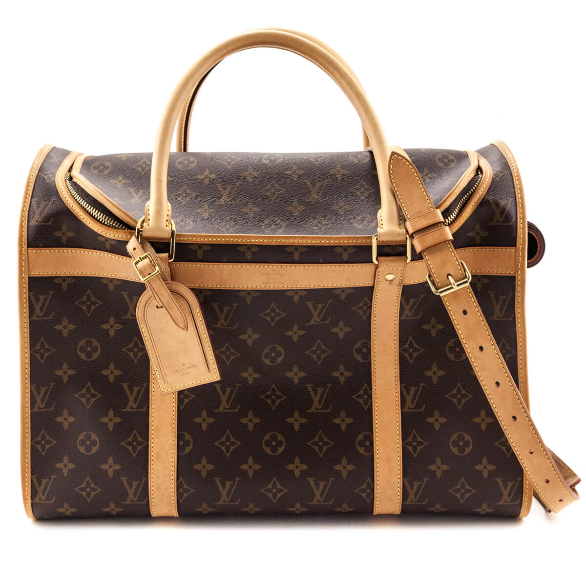 Louis Vuitton Monogram Sac Chien 40 Pet Carrier - Love that Bag etc - Preowned Authentic Designer Handbags Preloved Fashions
