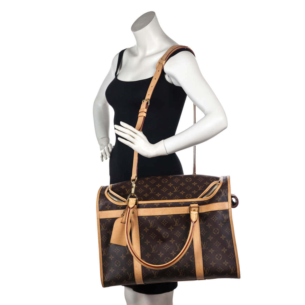 Louis Vuitton Monogram Sac Chien 40 Pet Carrier - Love that Bag etc - Preowned Authentic Designer Handbags Preloved Fashions