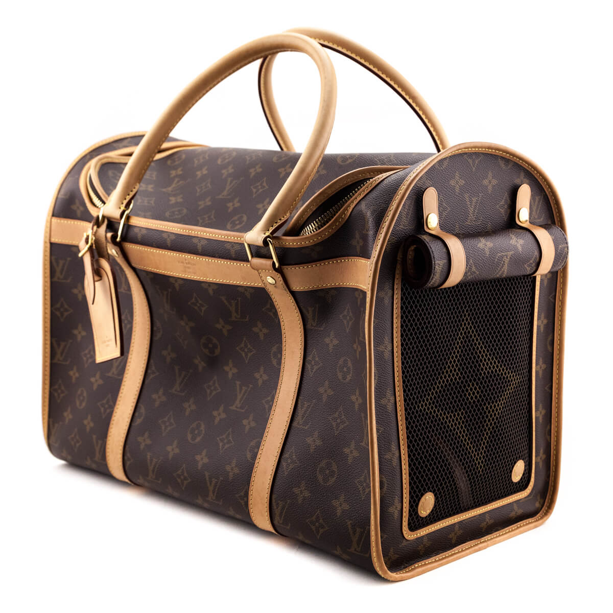 Louis Vuitton Monogram Sac Chien 40 Pet Carrier - Love that Bag etc - Preowned Authentic Designer Handbags Preloved Fashions