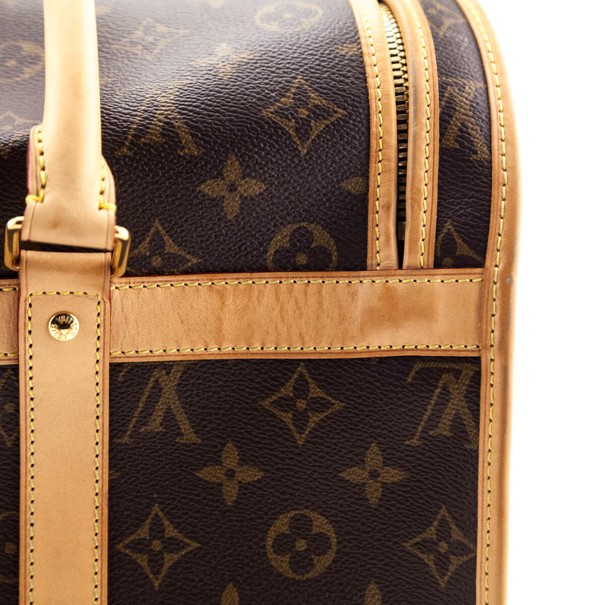 Louis Vuitton Monogram Sac Chien 40 Pet Carrier - Love that Bag etc - Preowned Authentic Designer Handbags Preloved Fashions
