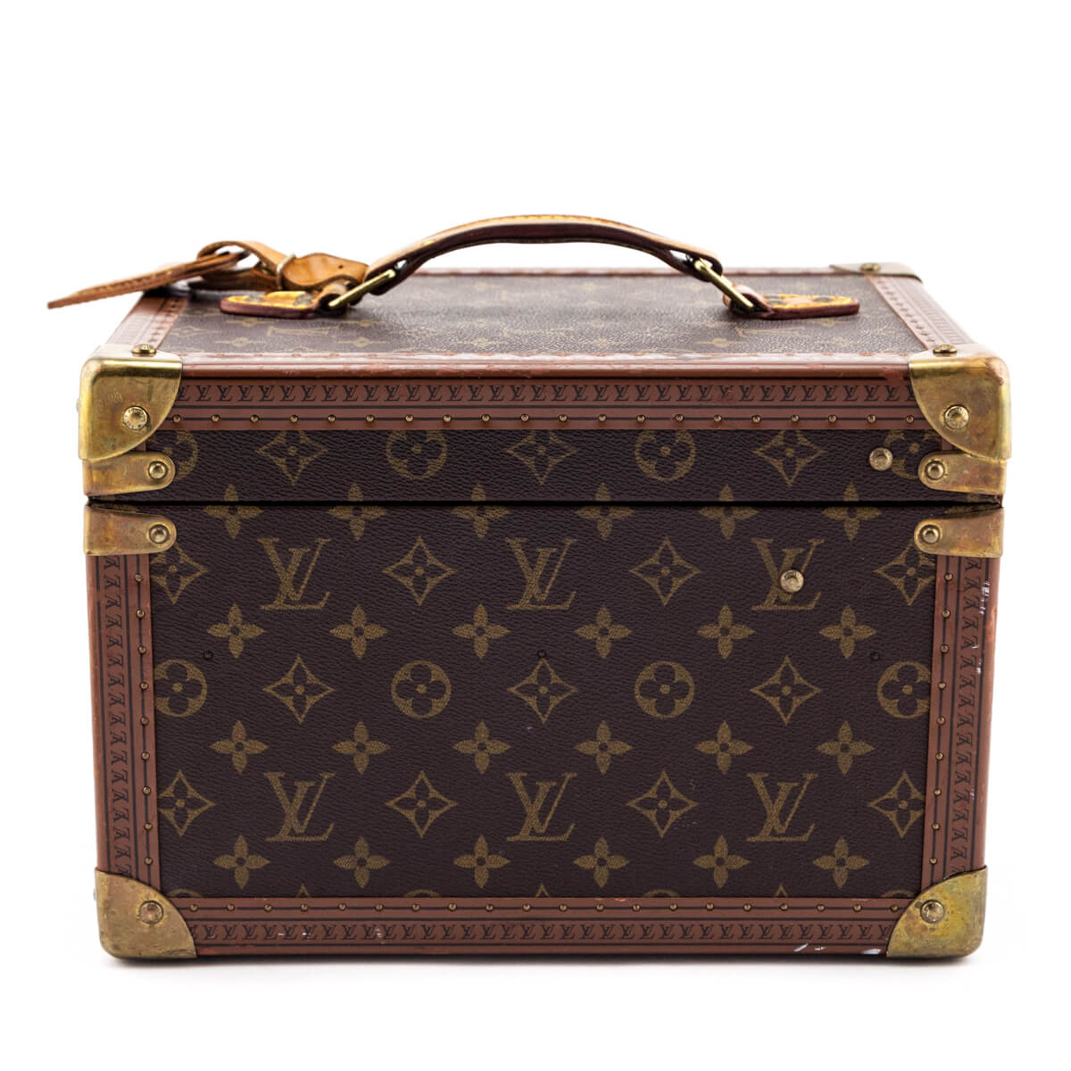 Louis Vuitton Monogram Vintage Boite Flacons Beauty Train Trunk Case - Love that Bag etc - Preowned Authentic Designer Handbags Preloved Fashions