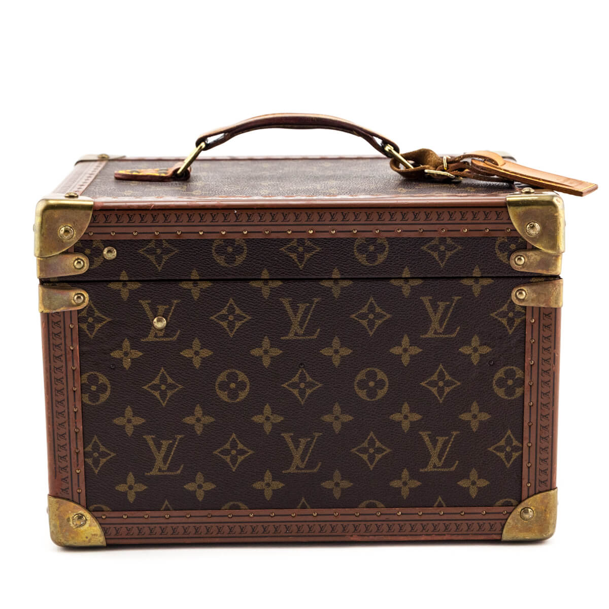 Louis Vuitton Monogram Vintage Boite Flacons Beauty Train Trunk Case - Love that Bag etc - Preowned Authentic Designer Handbags Preloved Fashions