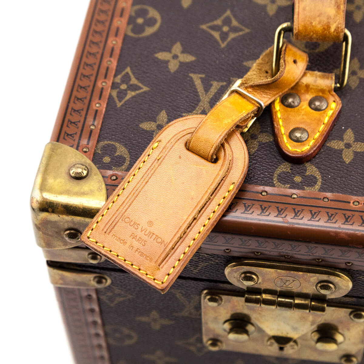 Louis Vuitton Monogram Vintage Boite Flacons Beauty Train Trunk Case - Love that Bag etc - Preowned Authentic Designer Handbags Preloved Fashions