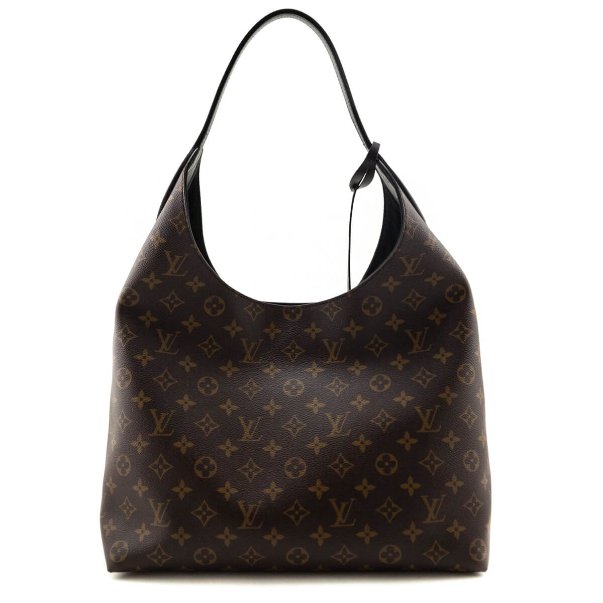 Louis Vuitton Monogram Black Flower Hobo - Love that Bag etc - Preowned Authentic Designer Handbags Preloved Fashions