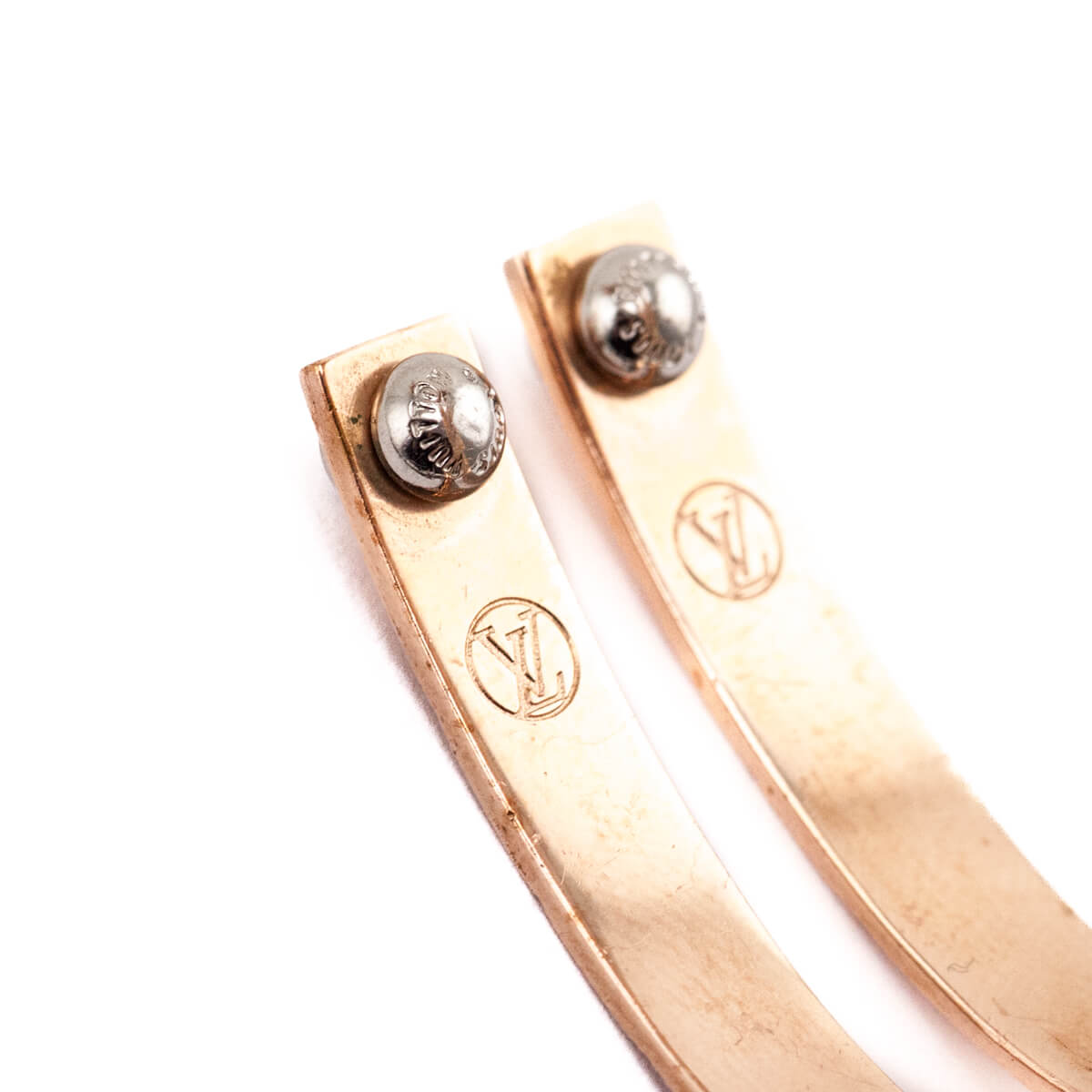 Louis Vuitton Nanogram Hoop Earrings - Love that Bag etc - Preowned Authentic Designer Handbags Preloved Fashions