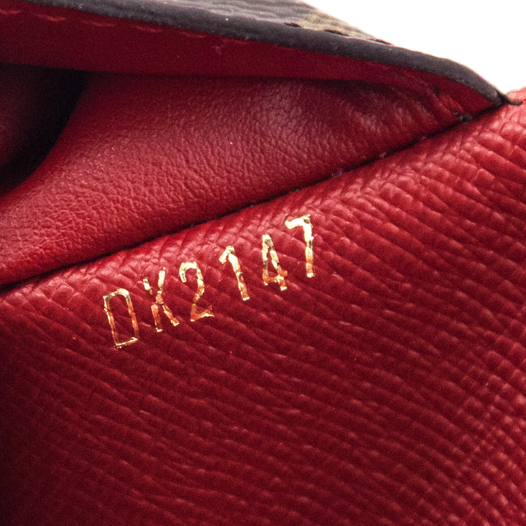 Louis Vuitton Red Monogram Daily Organizer Envelope Insert - Love that Bag etc - Preowned Authentic Designer Handbags Preloved Fashions