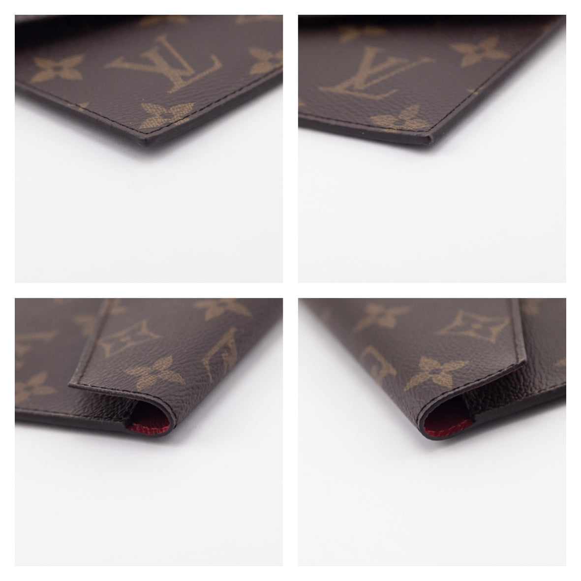 Louis Vuitton Red Monogram Daily Organizer Envelope Insert - Love that Bag etc - Preowned Authentic Designer Handbags Preloved Fashions