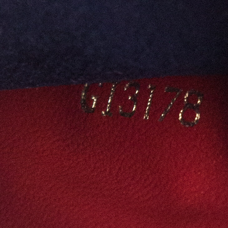 Louis Vuitton Red Marine Empreinte Double Zip Pochette Without Chain - Love that Bag etc - Preowned Authentic Designer Handbags Preloved Fashions