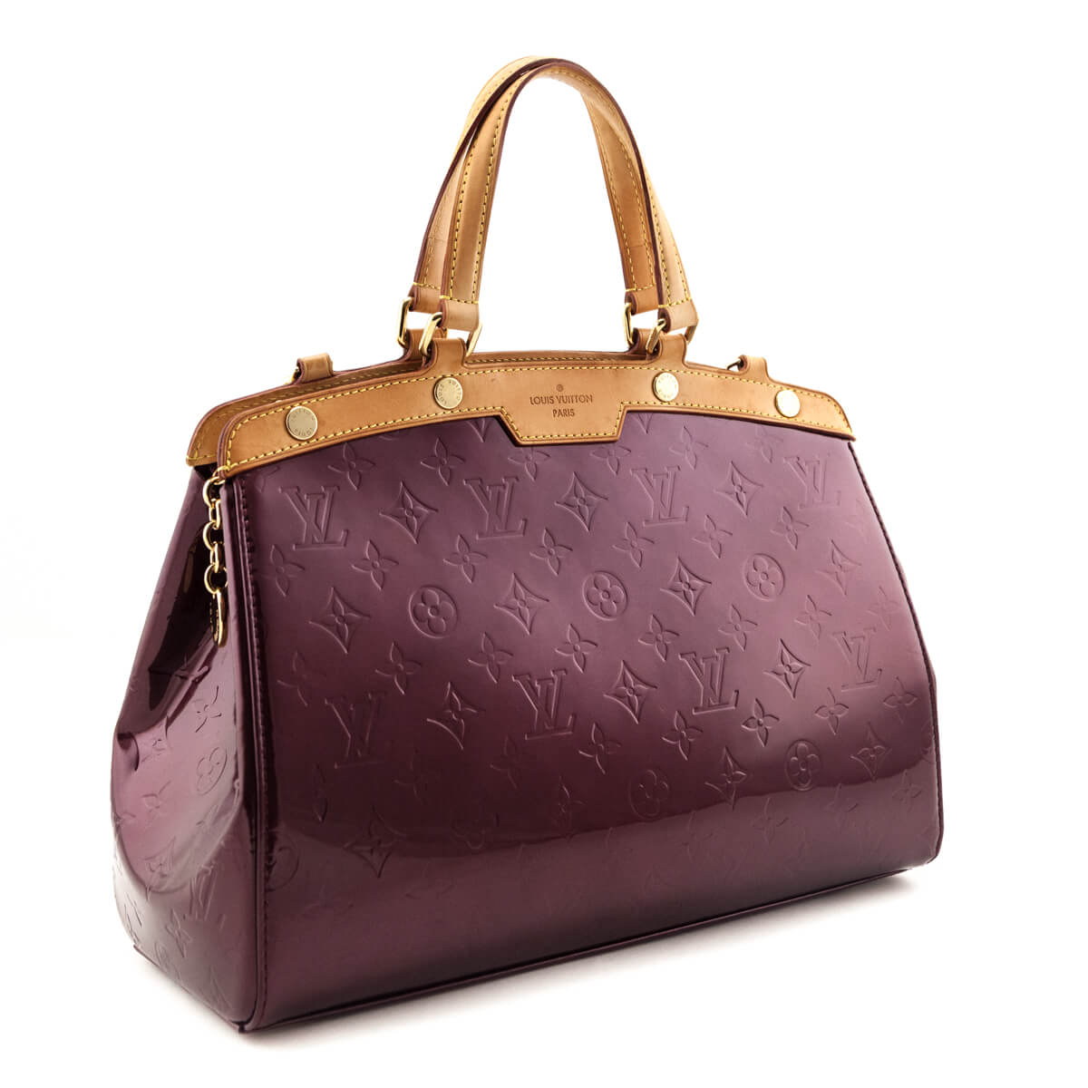 Louis Vuitton Rouge Fauviste Vernis Brea MM - Love that Bag etc - Preowned Authentic Designer Handbags Preloved Fashions