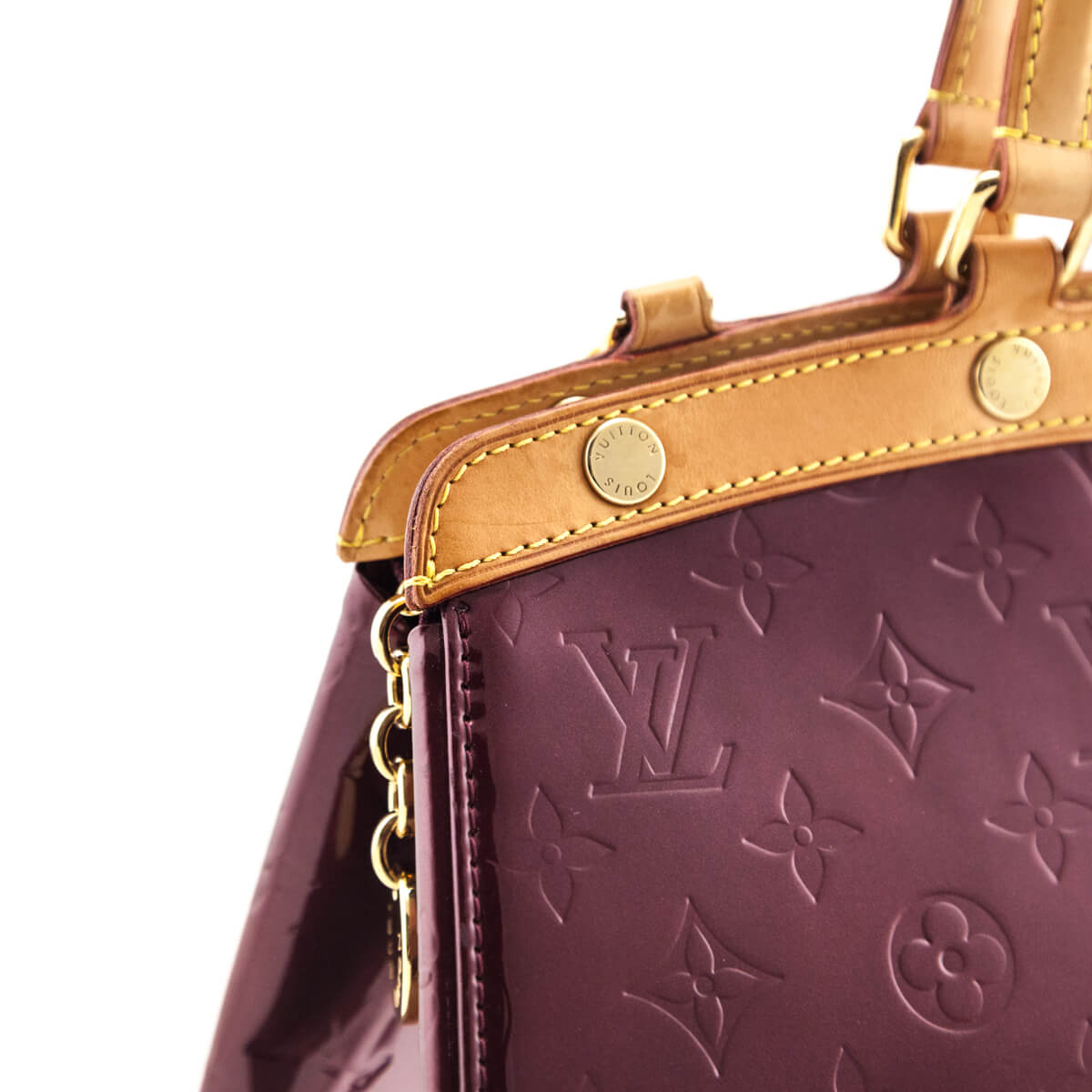 Louis Vuitton Rouge Fauviste Vernis Brea MM - Love that Bag etc - Preowned Authentic Designer Handbags Preloved Fashions