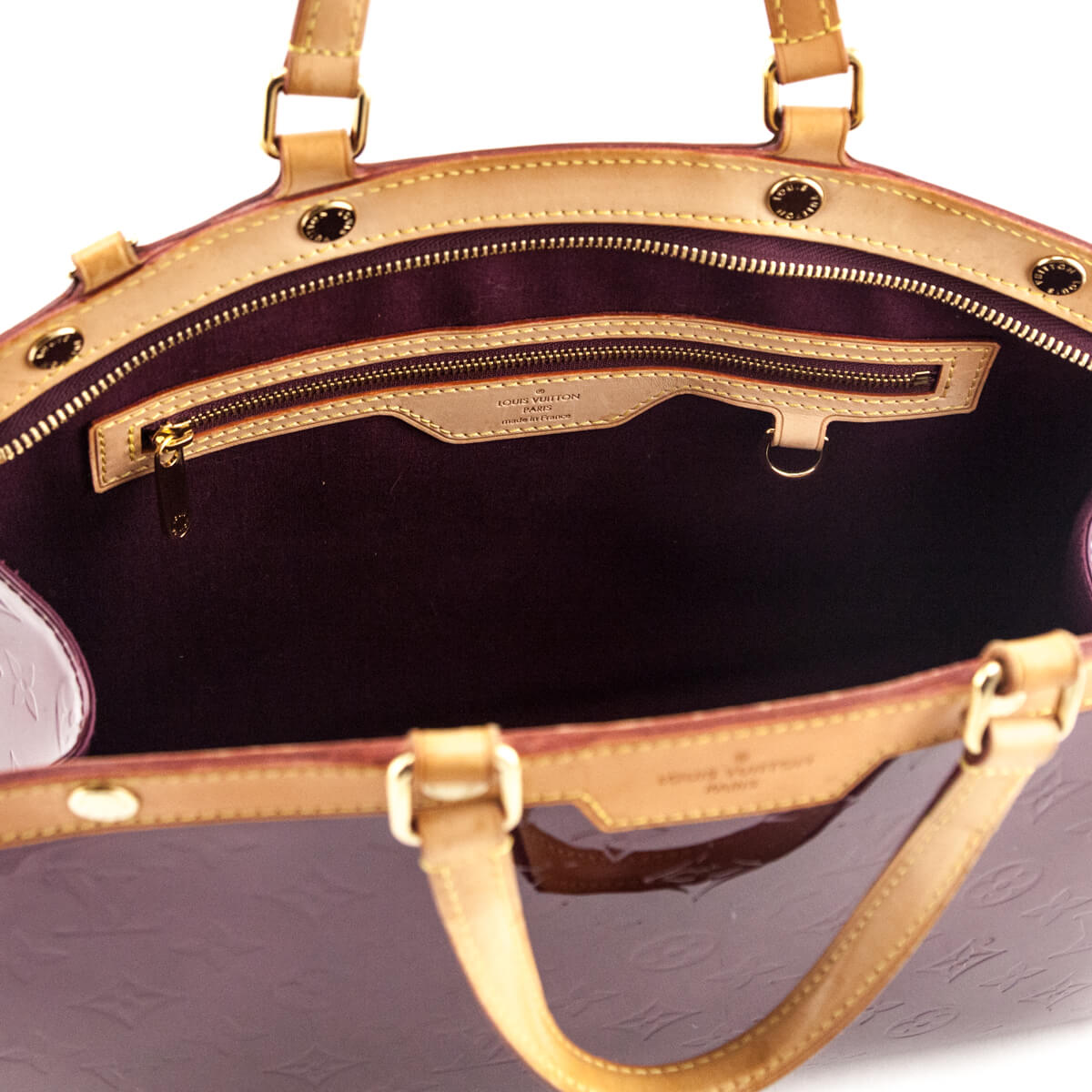 Louis Vuitton Rouge Fauviste Vernis Brea MM - Love that Bag etc - Preowned Authentic Designer Handbags Preloved Fashions