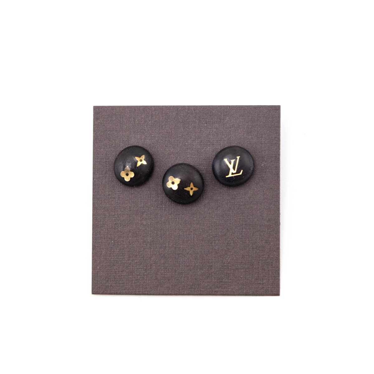 Louis Vuitton Sylvania Wood Monogram Earring Set - Love that Bag etc - Preowned Authentic Designer Handbags Preloved Fashions