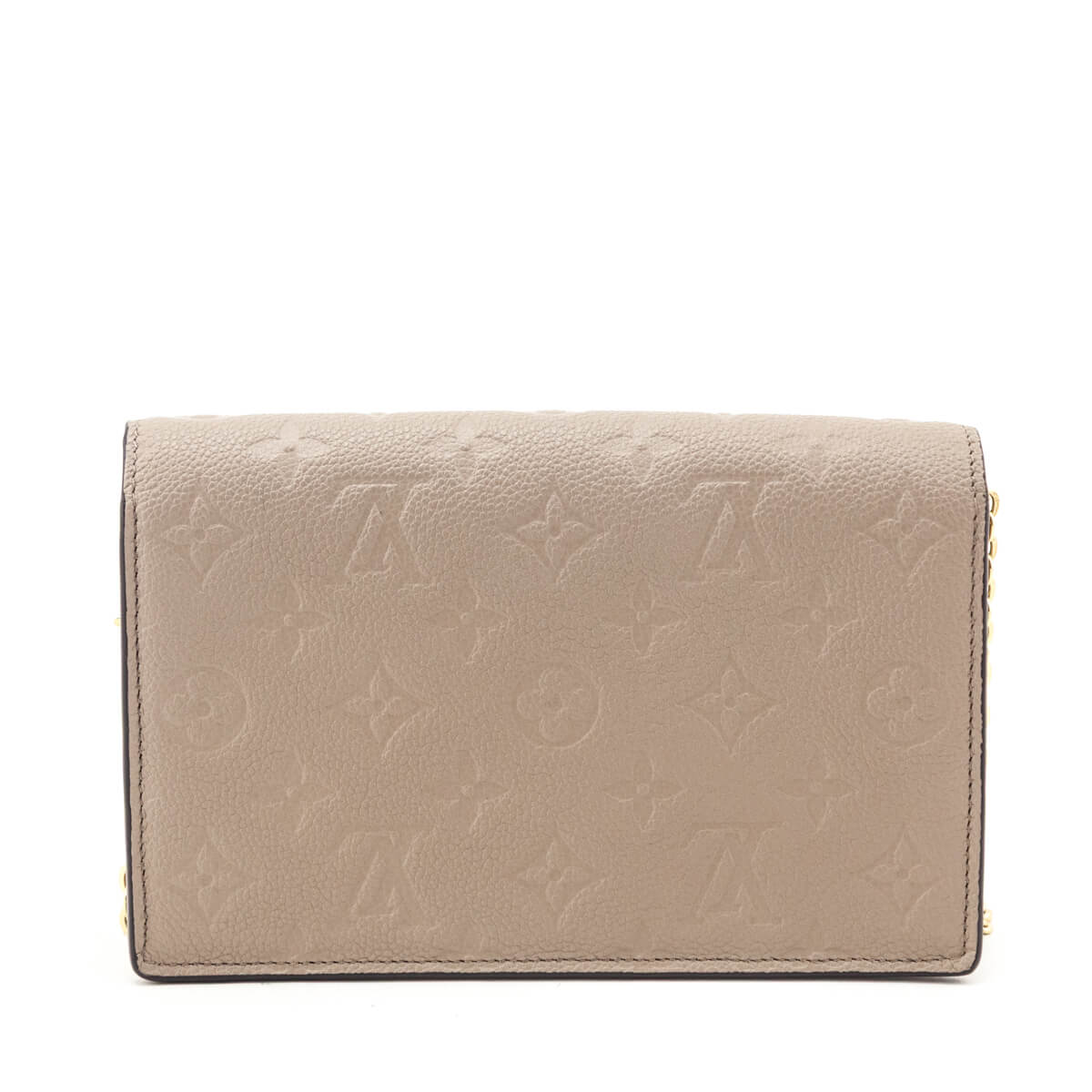 Louis Vuitton Tourterelle Empreinte Vavin Chain Wallet - Love that Bag etc - Preowned Authentic Designer Handbags Preloved Fashions
