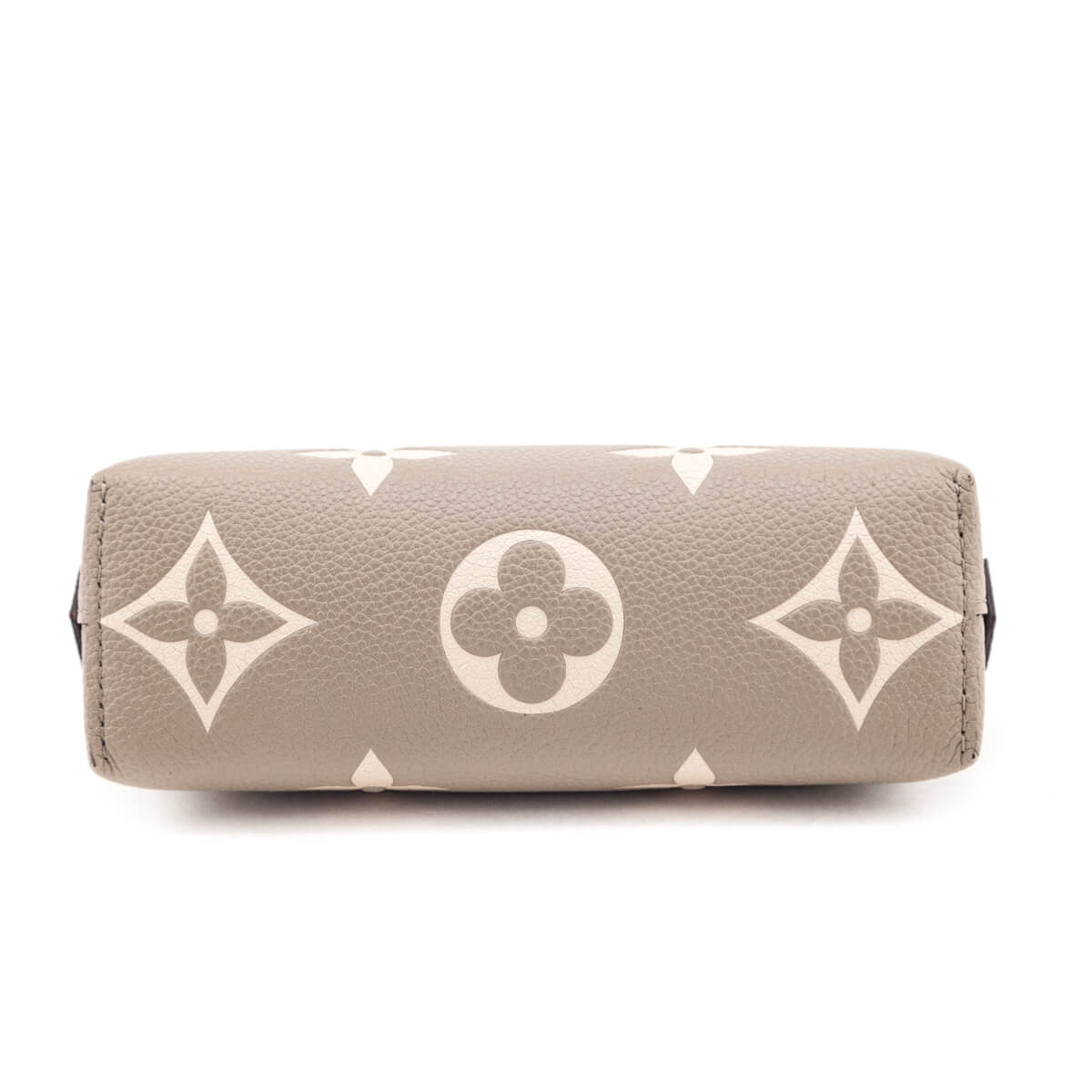 Louis Vuitton Tourterelle Creme Empreinte Monogram Giant Cosmetic Pouch PM - Love that Bag etc - Preowned Authentic Designer Handbags Preloved Fashions