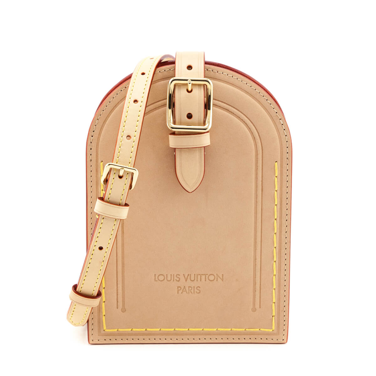 Louis Vuitton Vachetta Name Tag XL Clutch - Love that Bag etc - Preowned Authentic Designer Handbags Preloved Fashions
