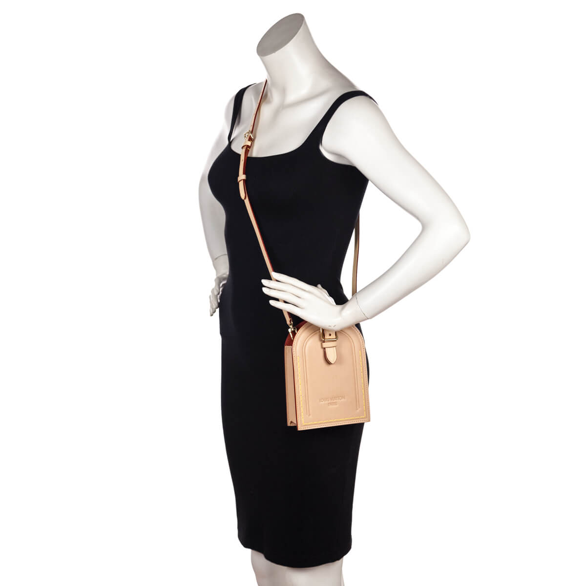 Louis Vuitton Vachetta Name Tag XL Clutch - Love that Bag etc - Preowned Authentic Designer Handbags Preloved Fashions