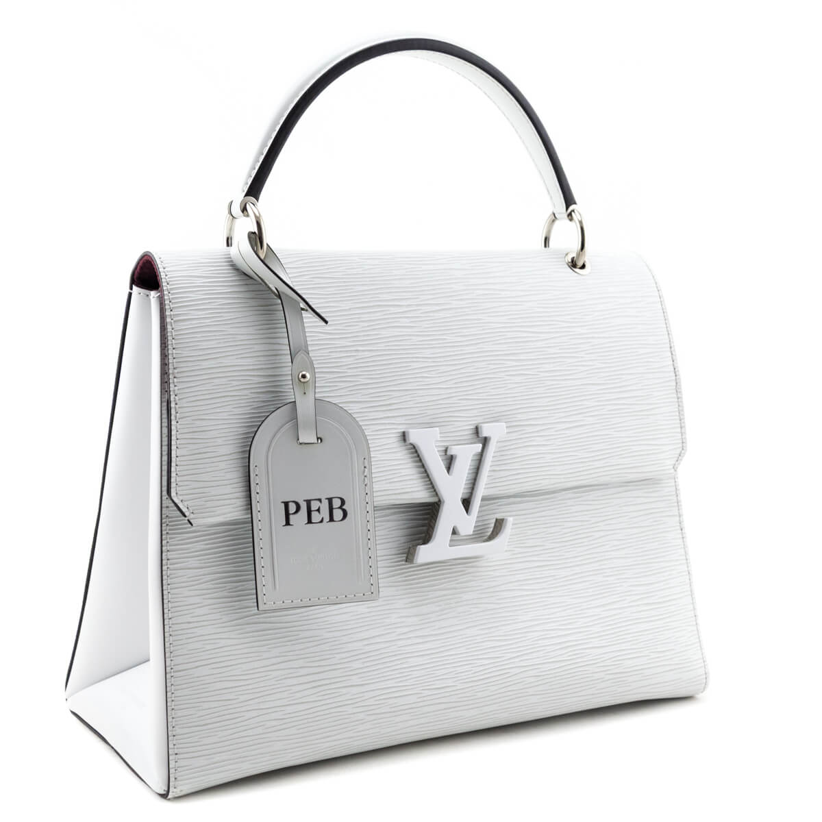 Louis Vuitton White Epi Grenelle MM - Love that Bag etc - Preowned Authentic Designer Handbags Preloved Fashions