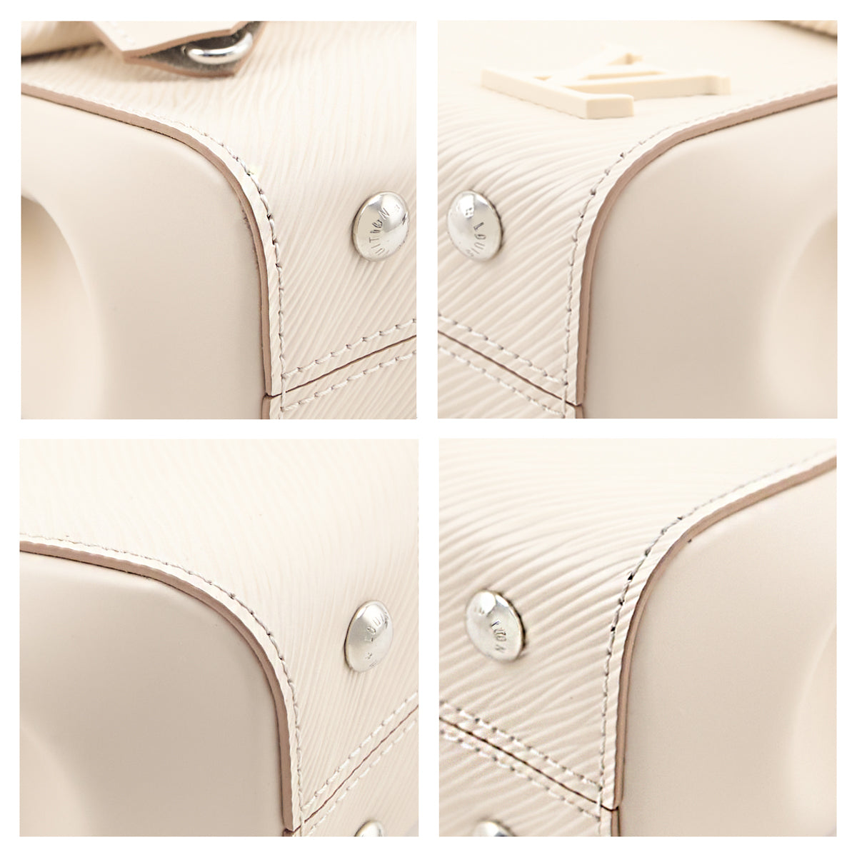 Louis Vuitton White Epi Mini Cluny Bag - Love that Bag etc - Preowned Authentic Designer Handbags Preloved Fashions
