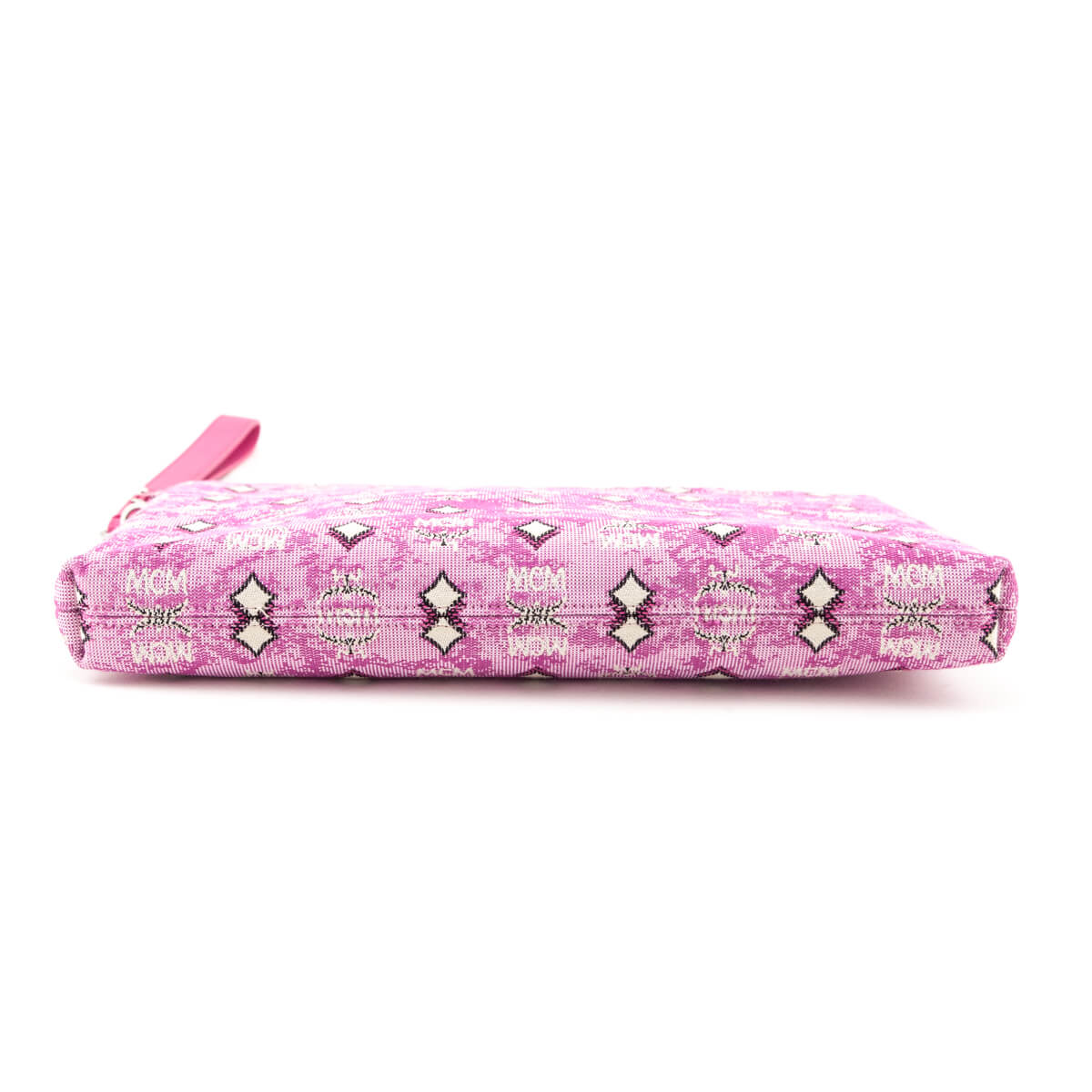 MCM Pink Portuna Medium Wristlet Clutch - Love that Bag etc - Preowned Authentic Designer Handbags Preloved Fashions