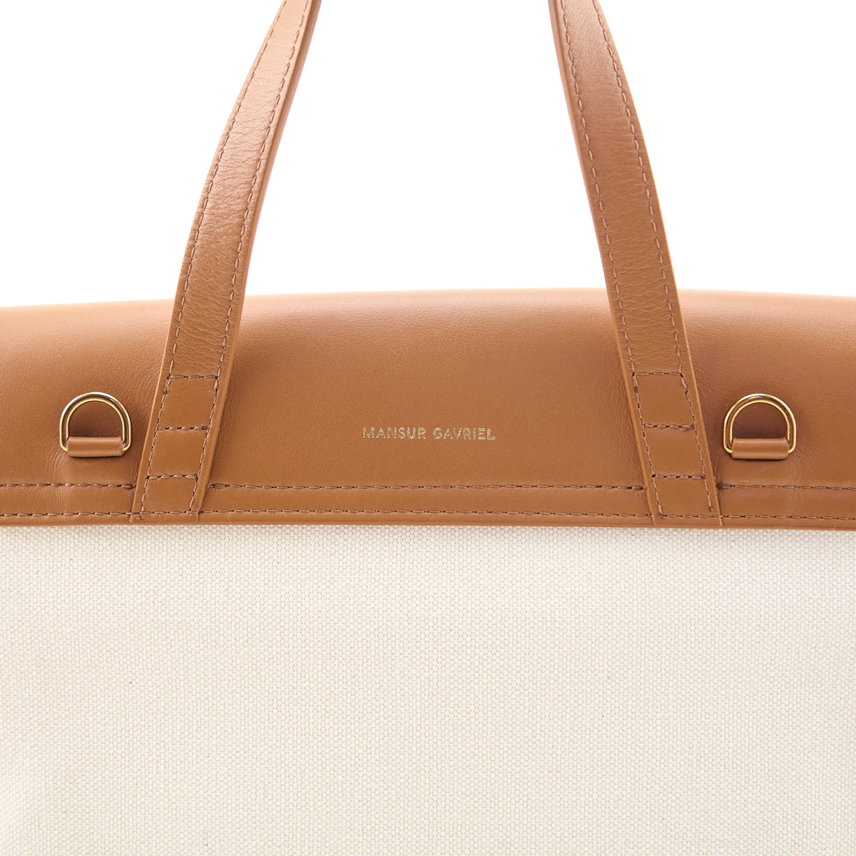 Mansur Gavriel Canvas Tan Lady Bag - Love that Bag etc - Preowned Authentic Designer Handbags Preloved Fashions