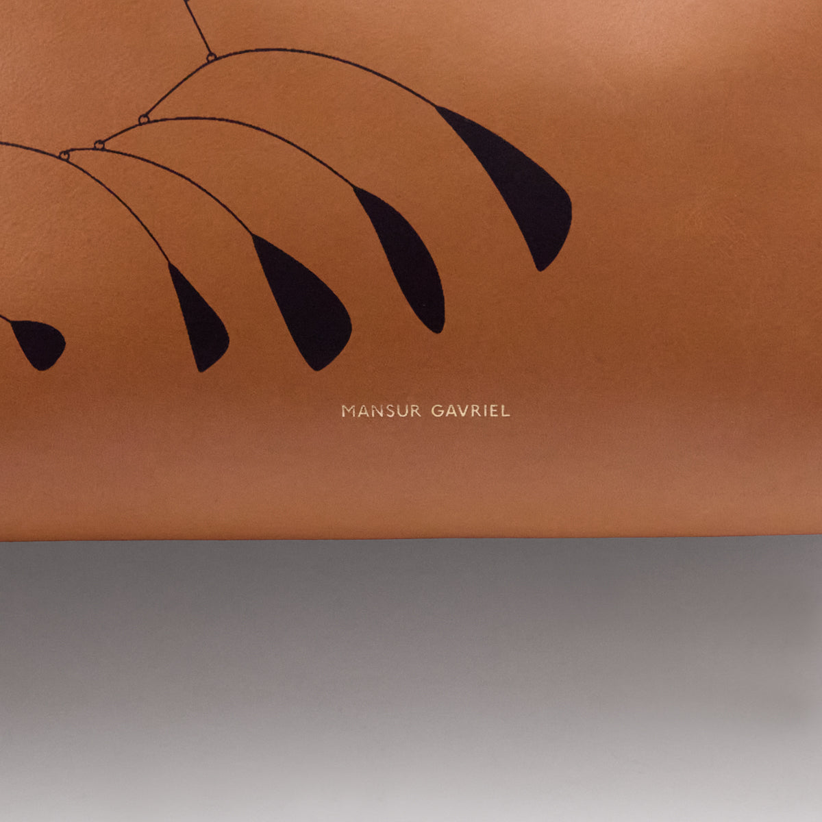 Mansur Gavriel Tan Black Alexander Calder Large Tote - Love that Bag etc - Preowned Authentic Designer Handbags Preloved Fashions