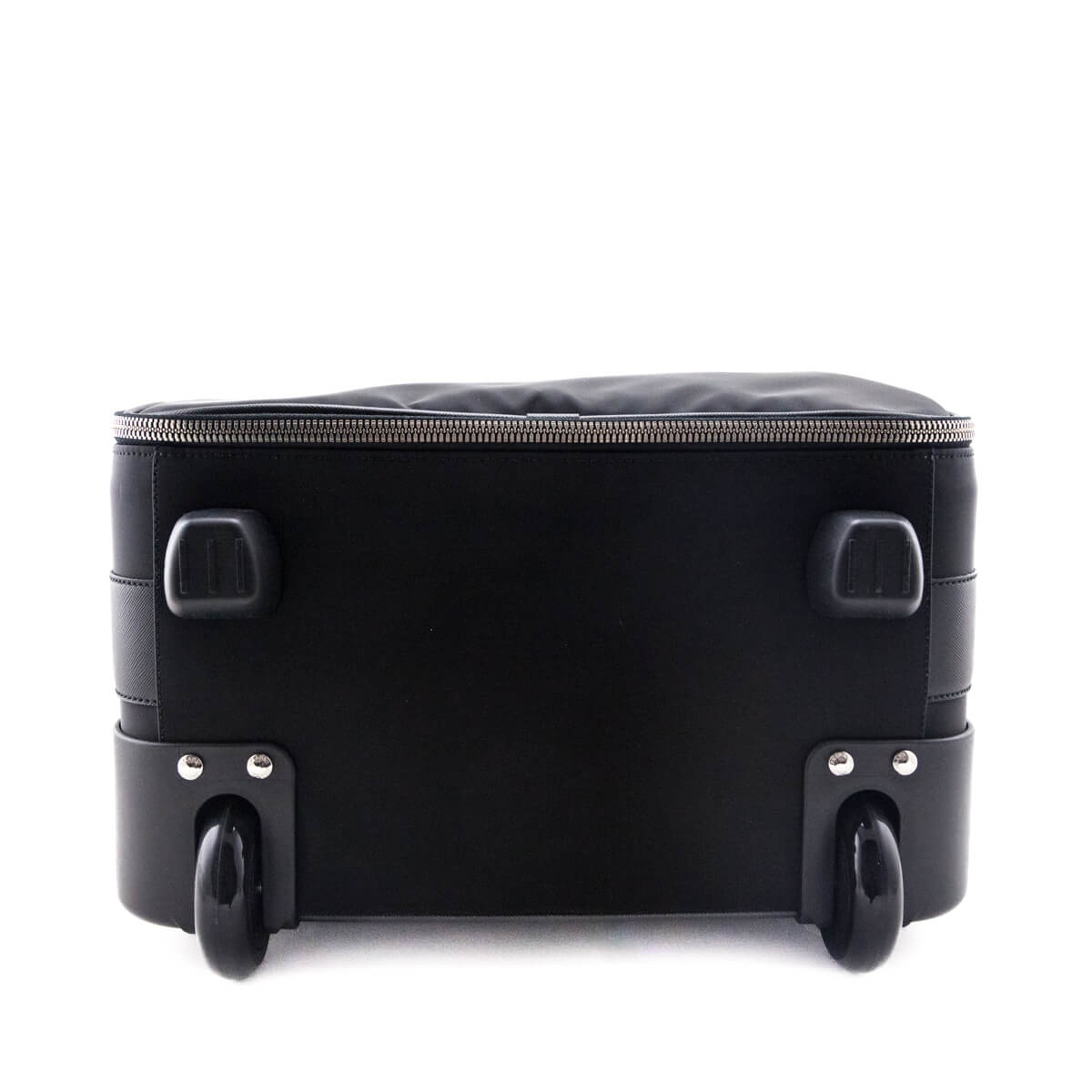 Prada Black Tessuto Nylon Saffiano Trolley Rolling Suitcase Luggage - Love that Bag etc - Preowned Authentic Designer Handbags Preloved Fashions