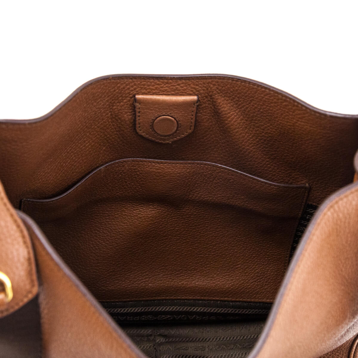 Prada Caramel Vitello Daino Soft Hobo Bag - Love that Bag etc - Preowned Authentic Designer Handbags Preloved Fashions