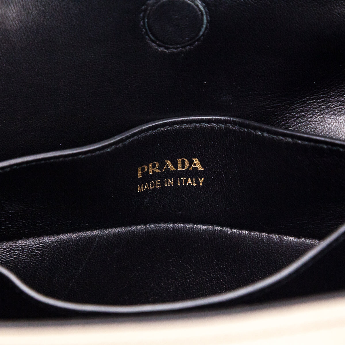 Prada Pomice Nero Saffiano Cuir Medium Double Bag - Love that Bag etc - Preowned Authentic Designer Handbags Preloved Fashions