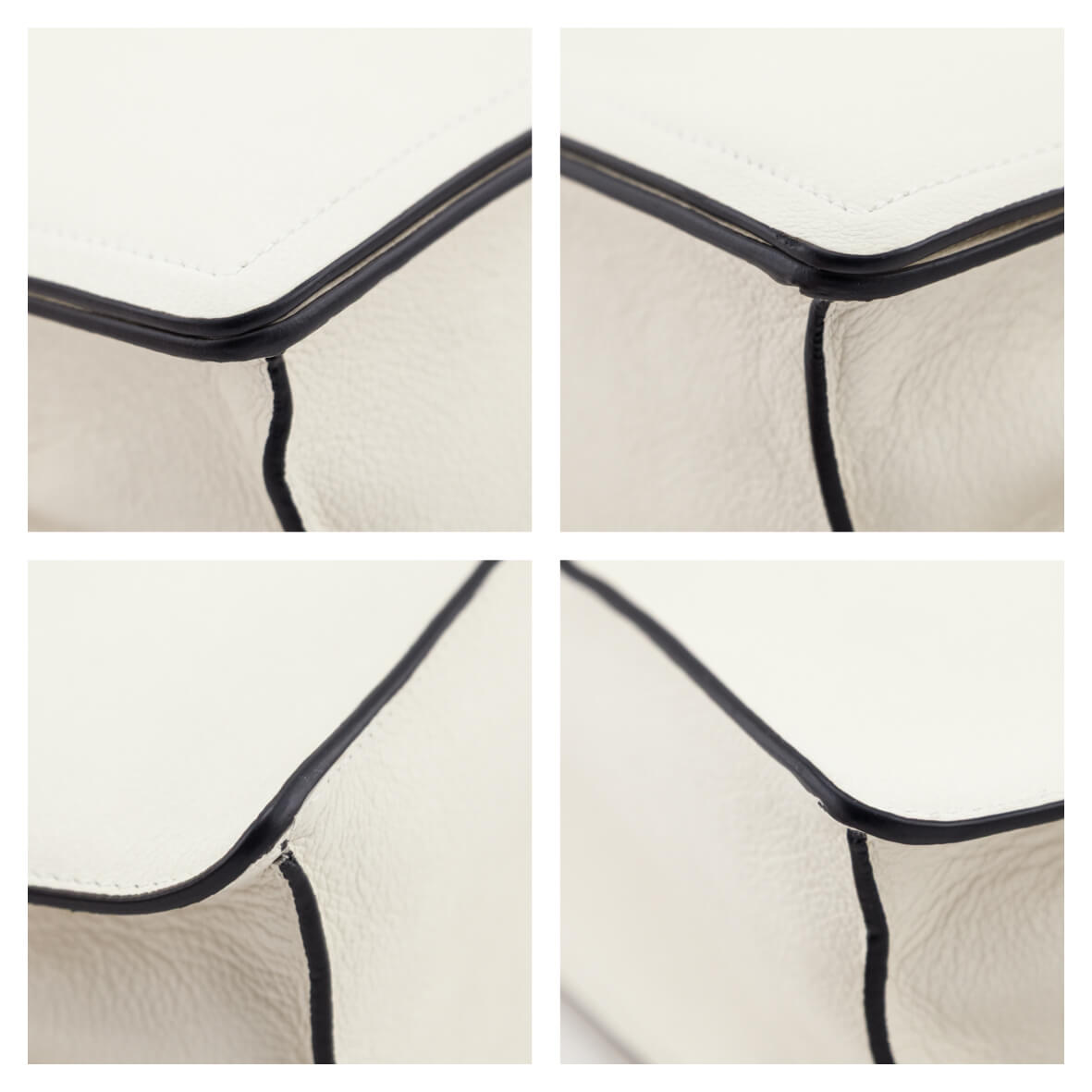 Prada White Glace Calf Logo Full Flap Crossbody Bag - Love that Bag etc - Preowned Authentic Designer Handbags Preloved Fashions