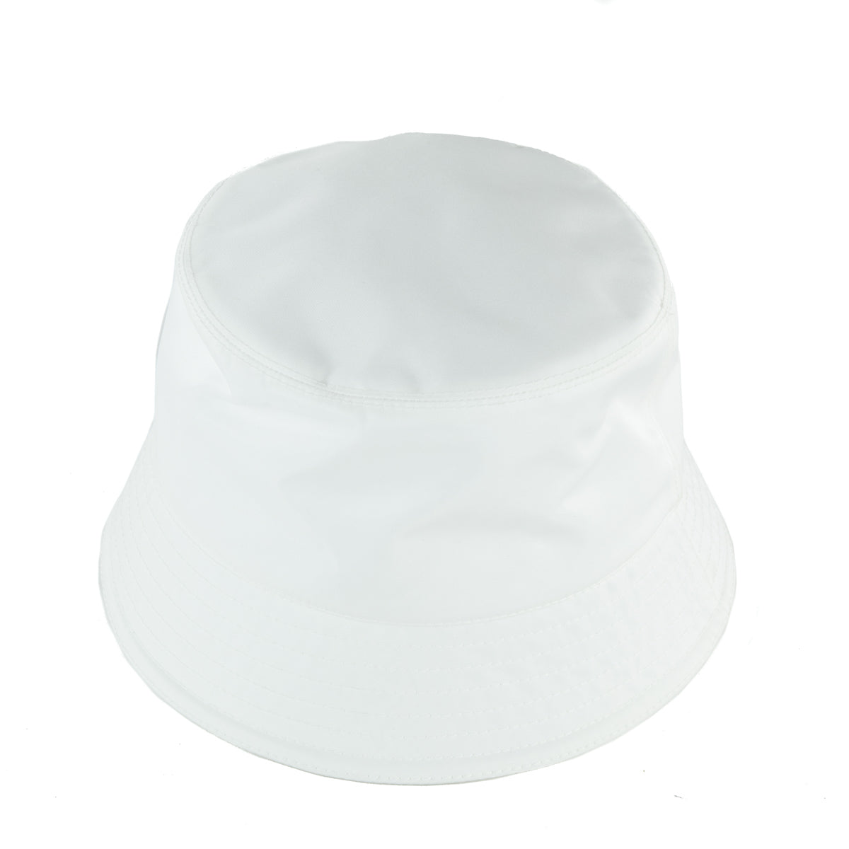 Prada White Re-Nylon Bucket Hat Size L - Love that Bag etc - Preowned Authentic Designer Handbags Preloved Fashions