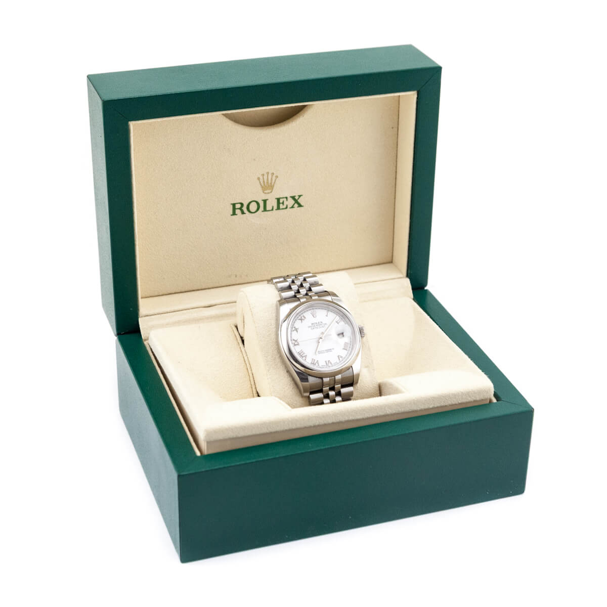 Rolex Stainless Steel Oyster Perpetual Datejust 36mm - Love that Bag etc - Preowned Authentic Designer Handbags Preloved Fashions