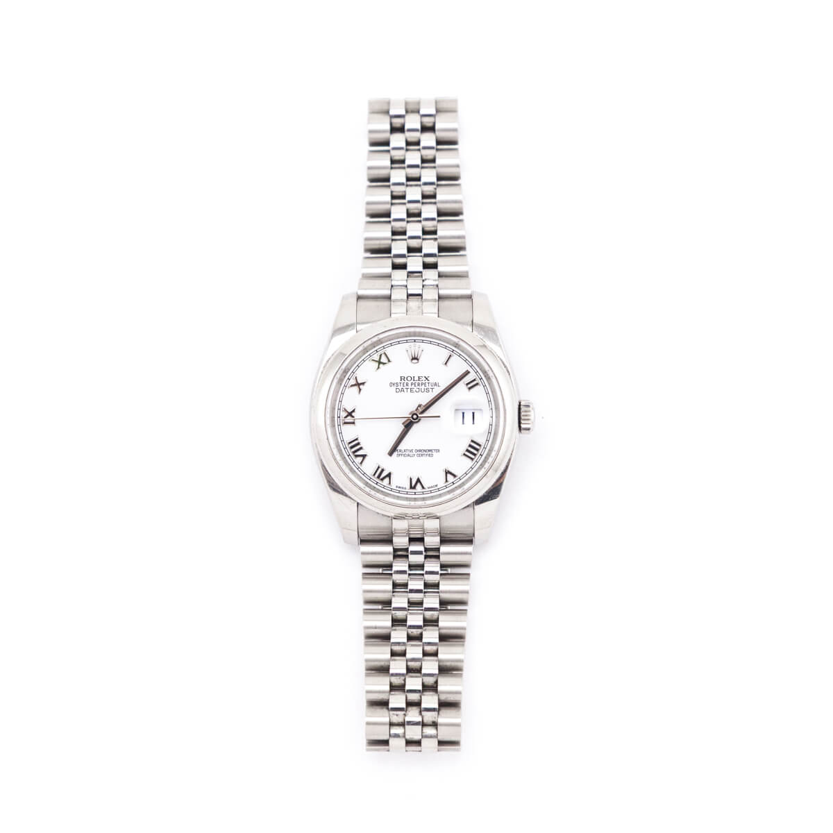 Rolex Stainless Steel Oyster Perpetual Datejust 36mm - Love that Bag etc - Preowned Authentic Designer Handbags Preloved Fashions