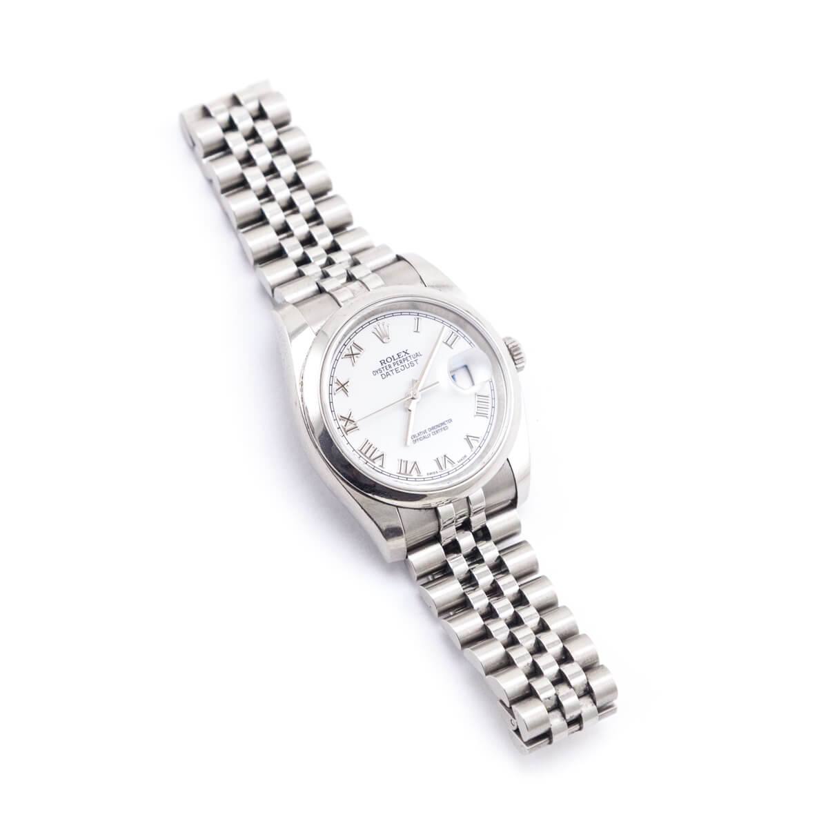 Rolex Stainless Steel Oyster Perpetual Datejust 36mm - Love that Bag etc - Preowned Authentic Designer Handbags Preloved Fashions