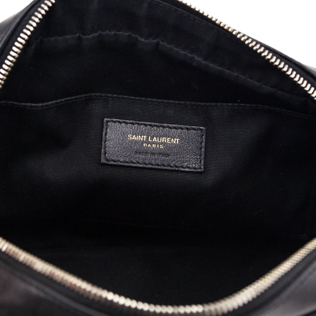 Saint Laurent Black Calfskin Matelasse Monogram Lou Camera Bag - Love that Bag etc - Preowned Authentic Designer Handbags Preloved Fashions