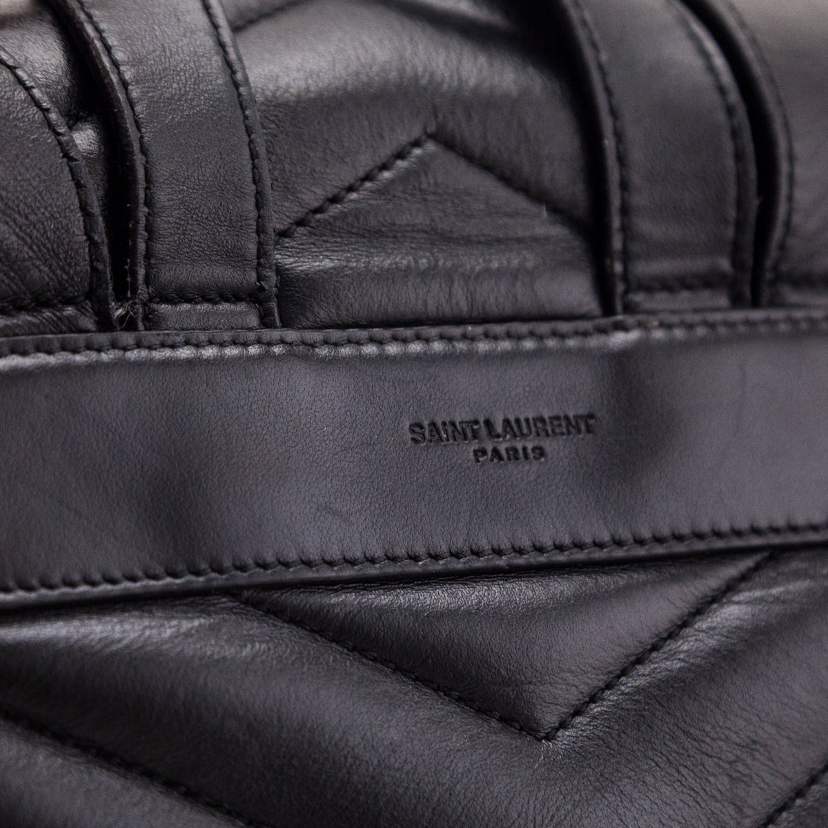 Saint Laurent Black Calfskin Quilted Medium Loulou Backpack - Love that Bag etc - Preowned Authentic Designer Handbags Preloved Fashions