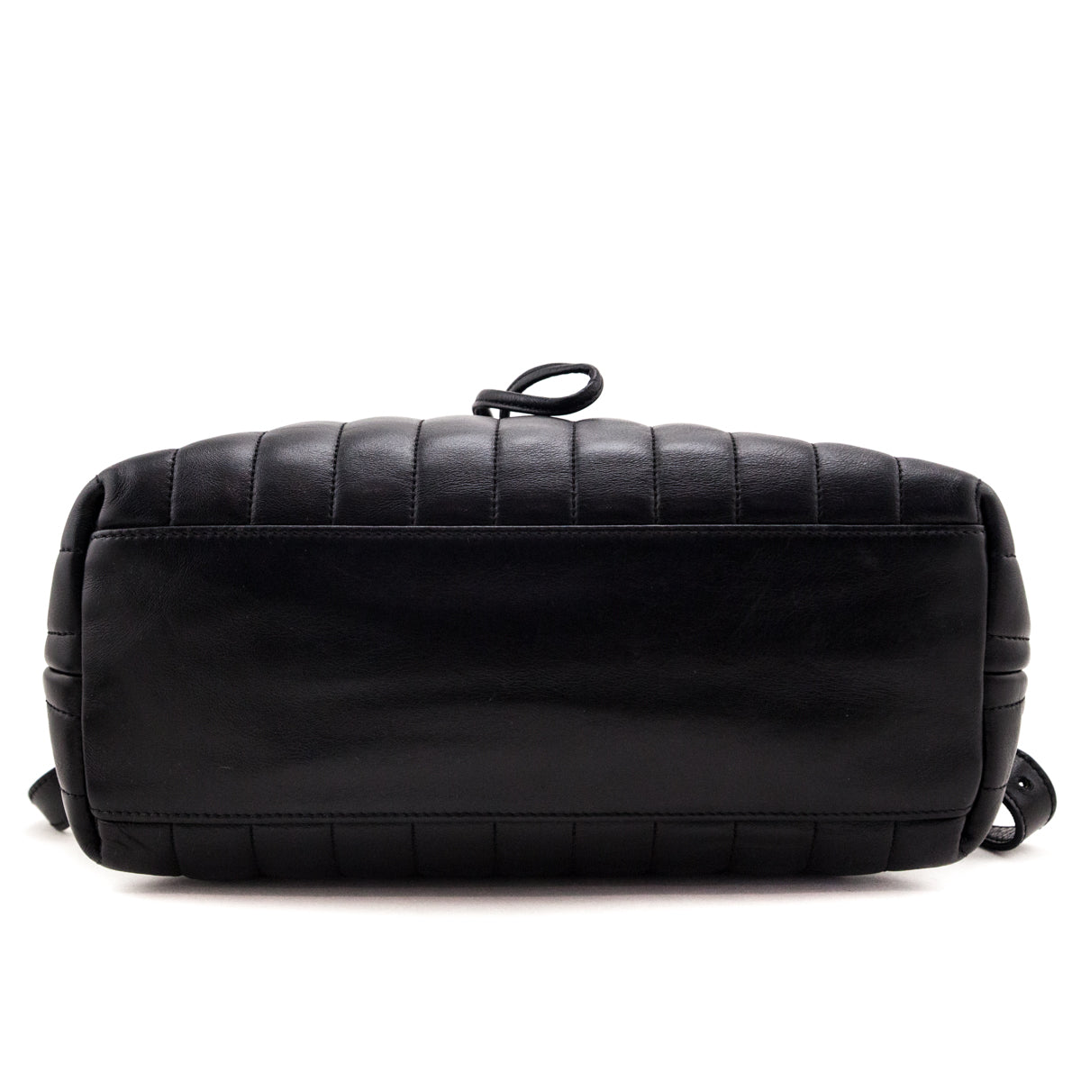 Saint Laurent Black Calfskin Quilted Medium Loulou Backpack - Love that Bag etc - Preowned Authentic Designer Handbags Preloved Fashions