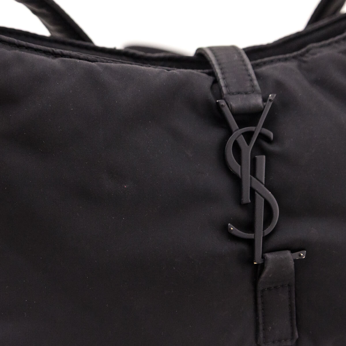 Saint Laurent Black Econyl Nylon Le 5 A 7 Hobo - Love that Bag etc - Preowned Authentic Designer Handbags Preloved Fashions