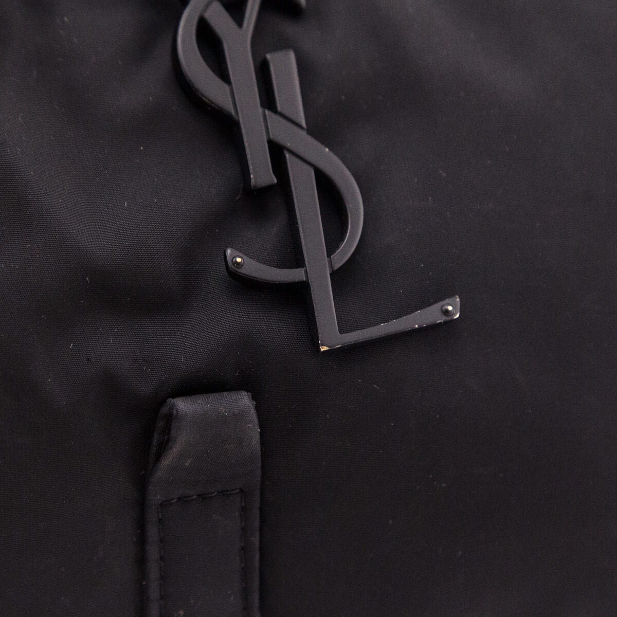 Saint Laurent Black Econyl Nylon Le 5 A 7 Hobo - Love that Bag etc - Preowned Authentic Designer Handbags Preloved Fashions