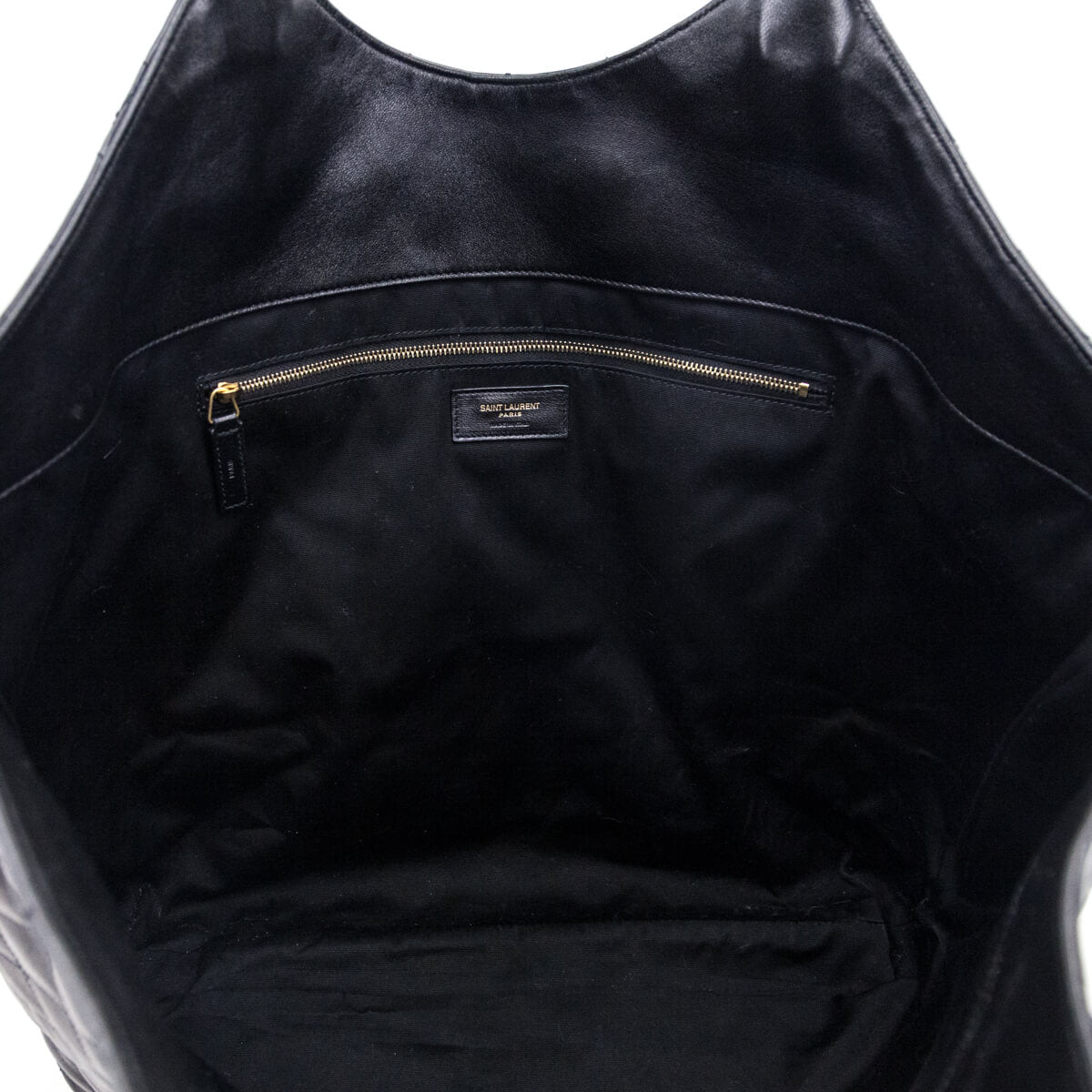 Saint Laurent Black Lambskin Quilted Maxi Icare Shopping Tote - Love that Bag etc - Preowned Authentic Designer Handbags Preloved Fashions