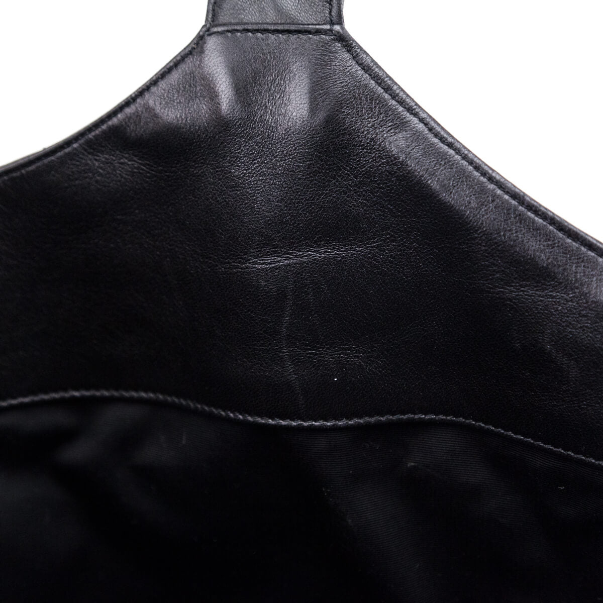 Saint Laurent Black Lambskin Quilted Maxi Icare Shopping Tote - Love that Bag etc - Preowned Authentic Designer Handbags Preloved Fashions