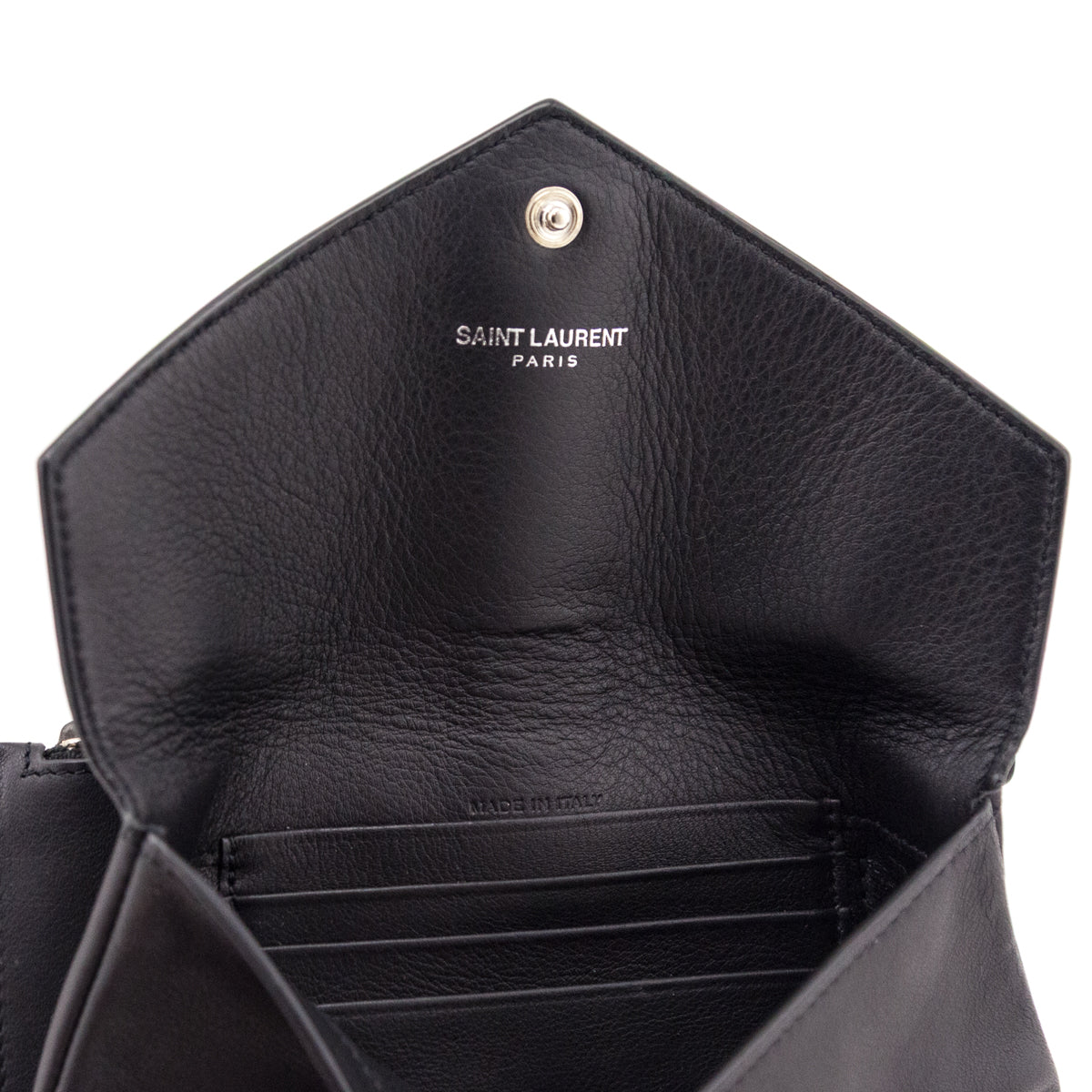 Saint Laurent Black Monogram Tri Pocket Crossbody - Love that Bag etc - Preowned Authentic Designer Handbags Preloved Fashions