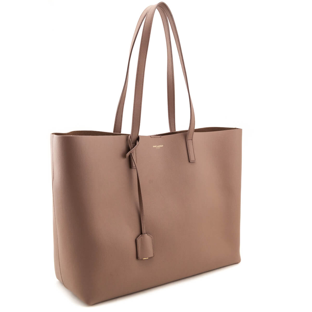 Saint Laurent Fard Calfskin Large Shopping Tote E/W - Love that Bag etc - Preowned Authentic Designer Handbags Preloved Fashions