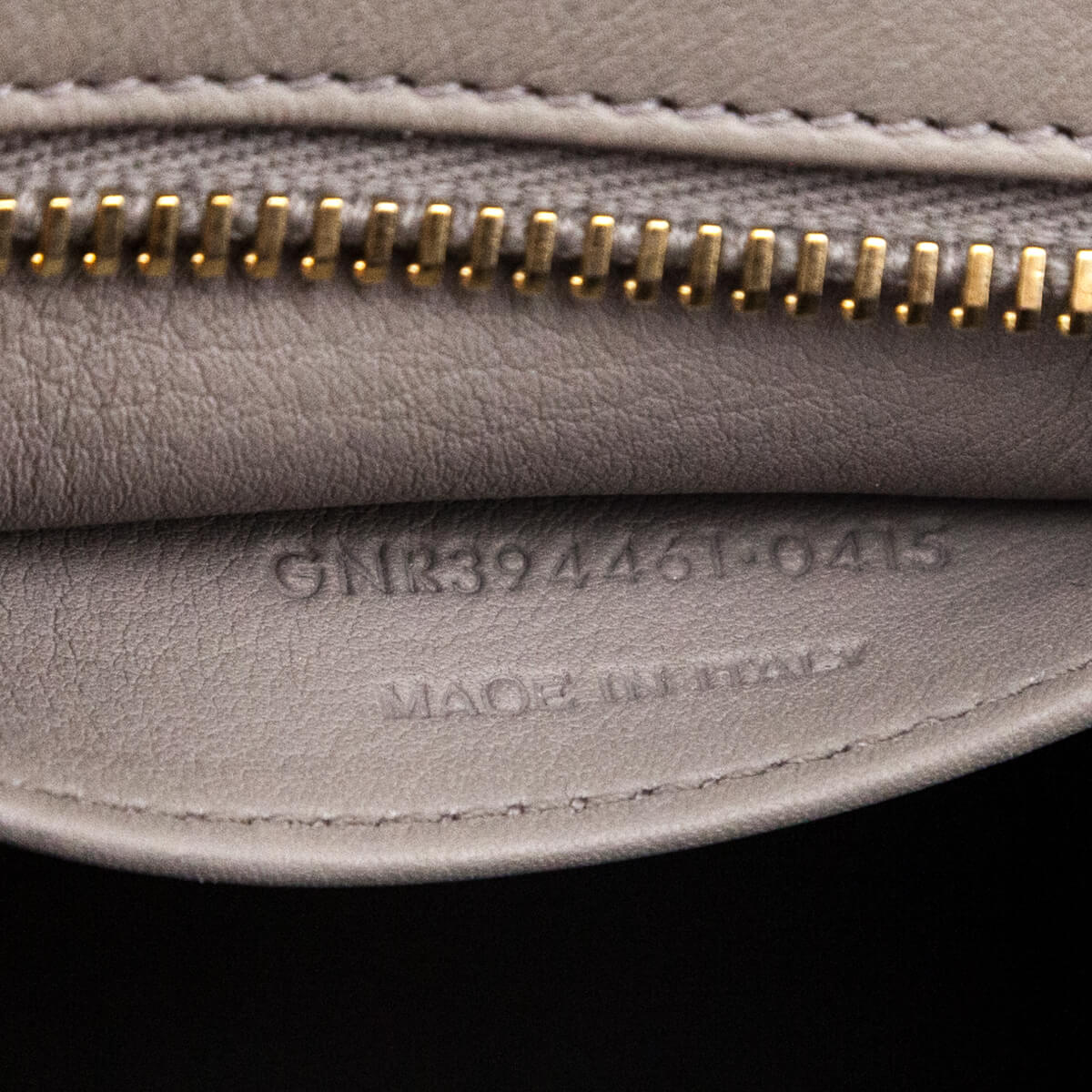 Saint Laurent Gray Calfskin Small Monogram Cabas Bag - Love that Bag etc - Preowned Authentic Designer Handbags Preloved Fashions