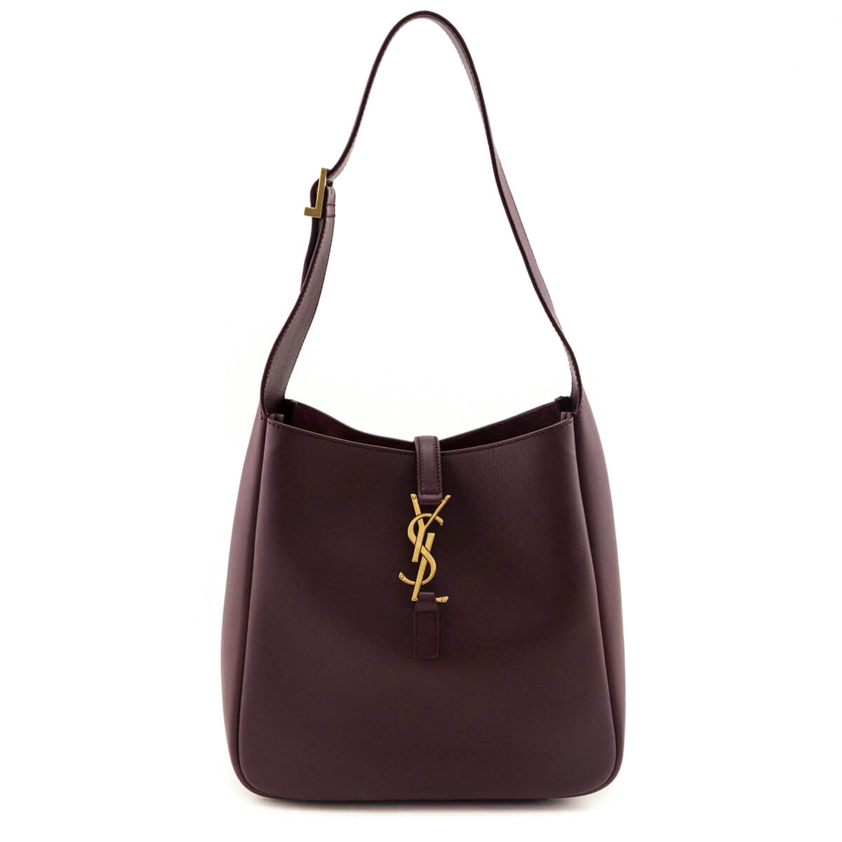 Saint Laurent Rouge Legion Calfskin Small Le 5 A 7 Supple - Love that Bag etc - Preowned Authentic Designer Handbags Preloved Fashions