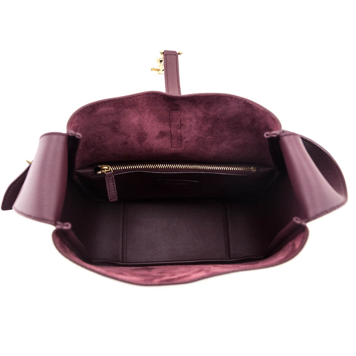 Saint Laurent Rouge Legion Calfskin Small Le 5 A 7 Supple - Love that Bag etc - Preowned Authentic Designer Handbags Preloved Fashions
